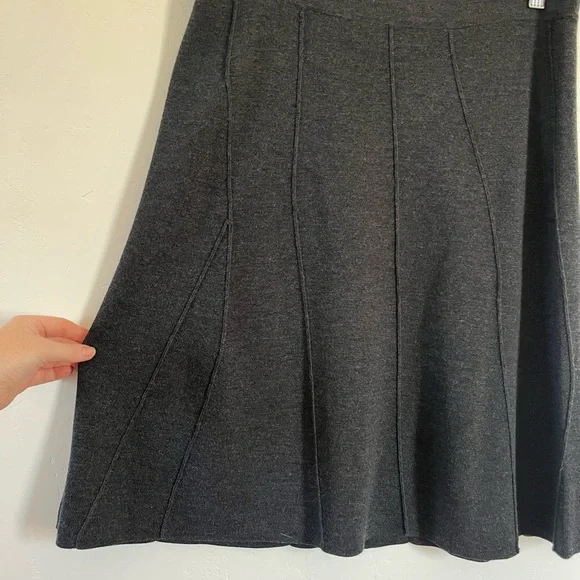 NWT Eileen Fisher 100% Merino Wool A Line Skirt PL - Picture 6 of 8